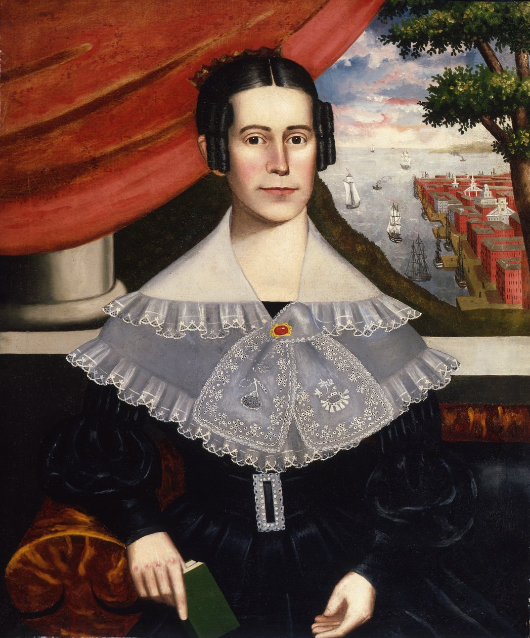 Louisa Galland Cook Moore, 1838 alkotó: Erastus Salisbury Field