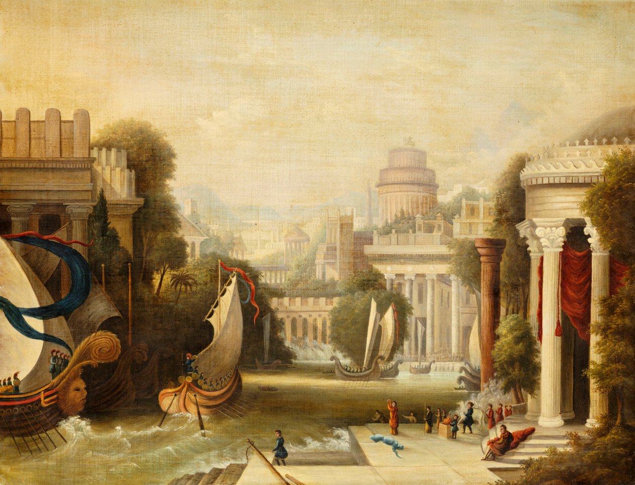 Ulysses behajózása, 1842-50 alkotó: Erastus Salisbury Field