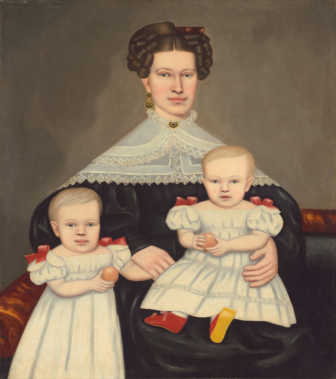 Mrs. Paul Smith Palmer és az ikrei alkotó: Erastus Salisbury Field