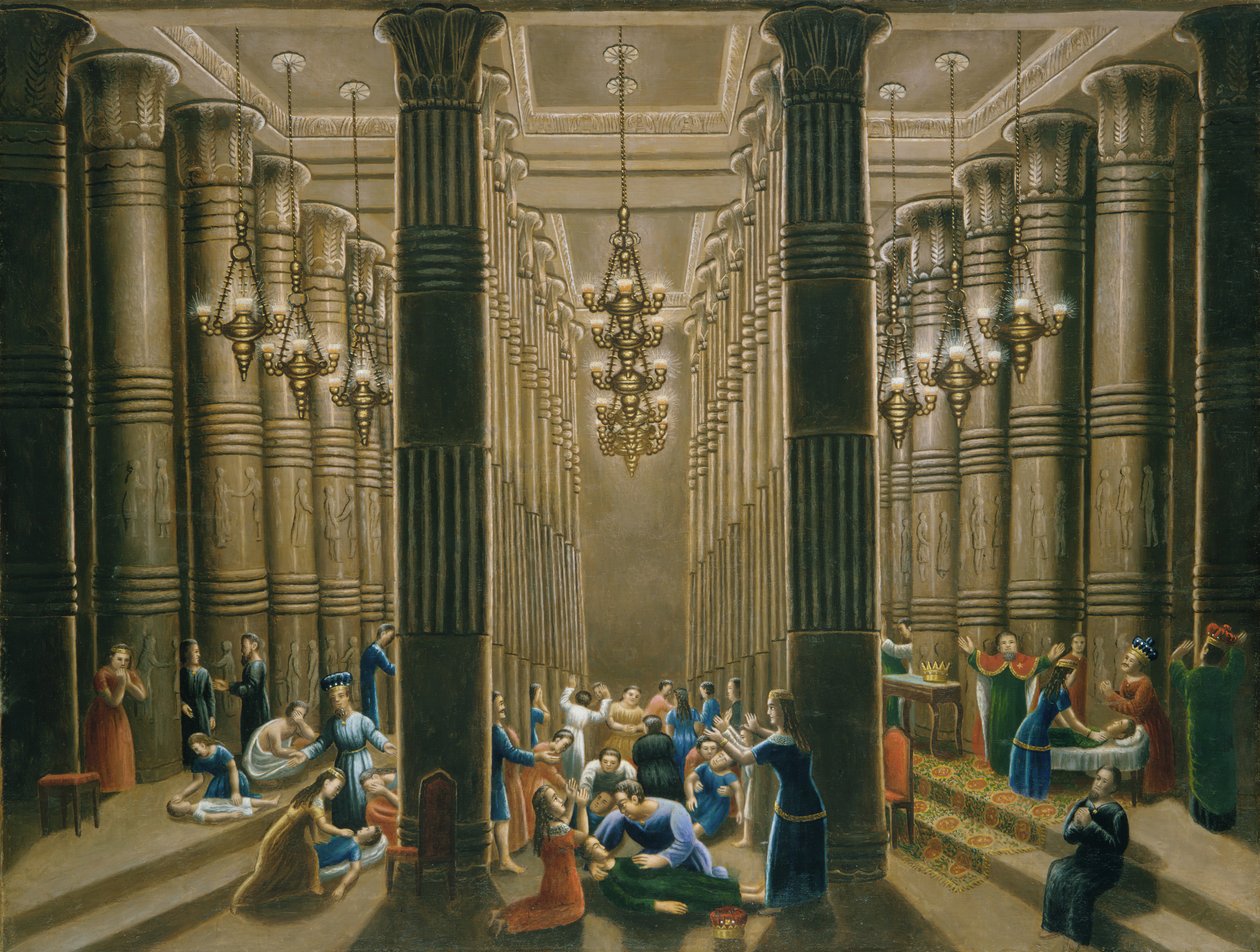 Az elsőszülött halála, 1865-80. alkotó: Erastus Salisbury Field