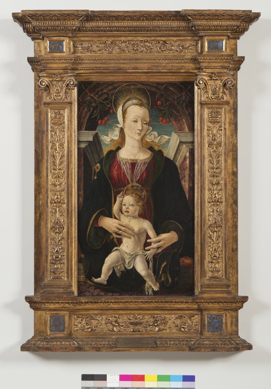 Madonna és gyermeke, 1470-80 alkotó: Ercole de Roberti