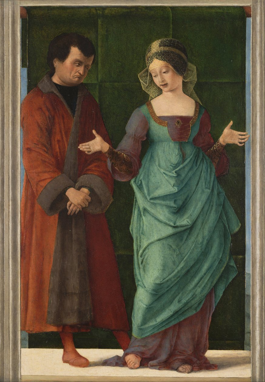 Portia és Brutus alkotó: Ercole de Roberti