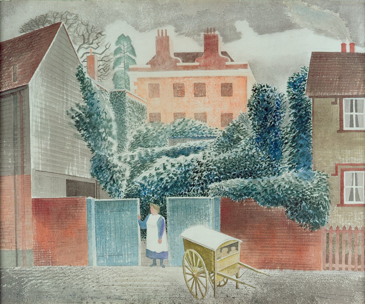 Sütő szekér alkotó: Eric Ravilious