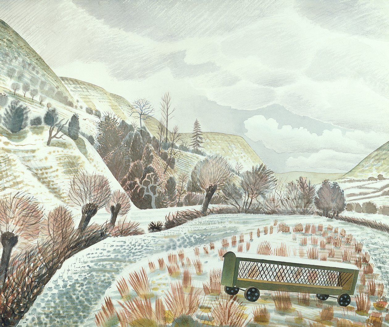Újévi hó, 1935 alkotó: Eric Ravilious