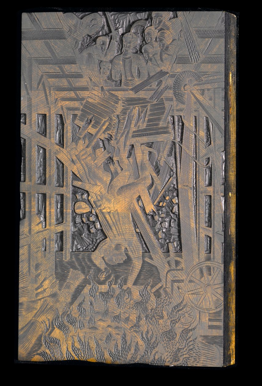 A gazdag máltai zsidó híres tragédiája, 1933 (fa) alkotó: Eric Ravilious