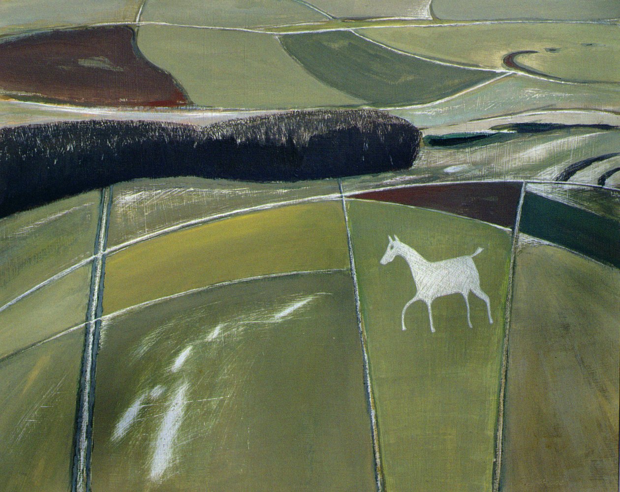 Fehér Ló, Cherhill alkotó: Eric Contemporary Artist Hains