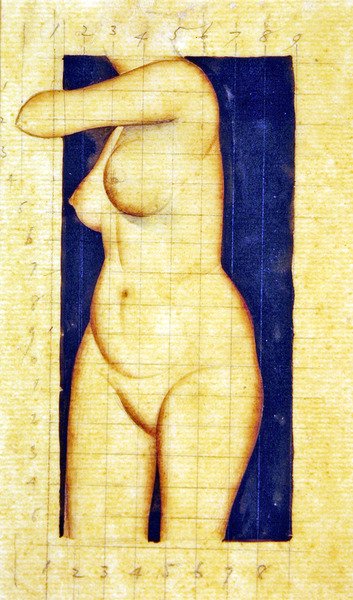 Tanulmány a fej nélküli női törzsről alkotó: Eric Gill