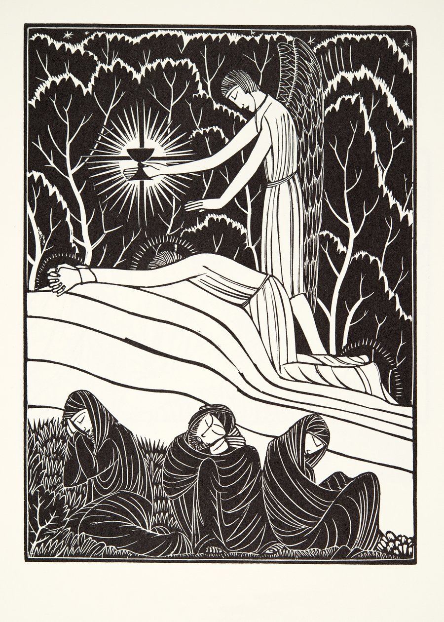 Az agónia a kertben alkotó: Eric Gill