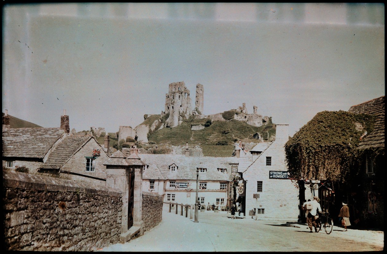 Corfe Castle, Corfe Castle, Purbeck, Dorset, Egyesült Királyság alkotó: Eric Maybank