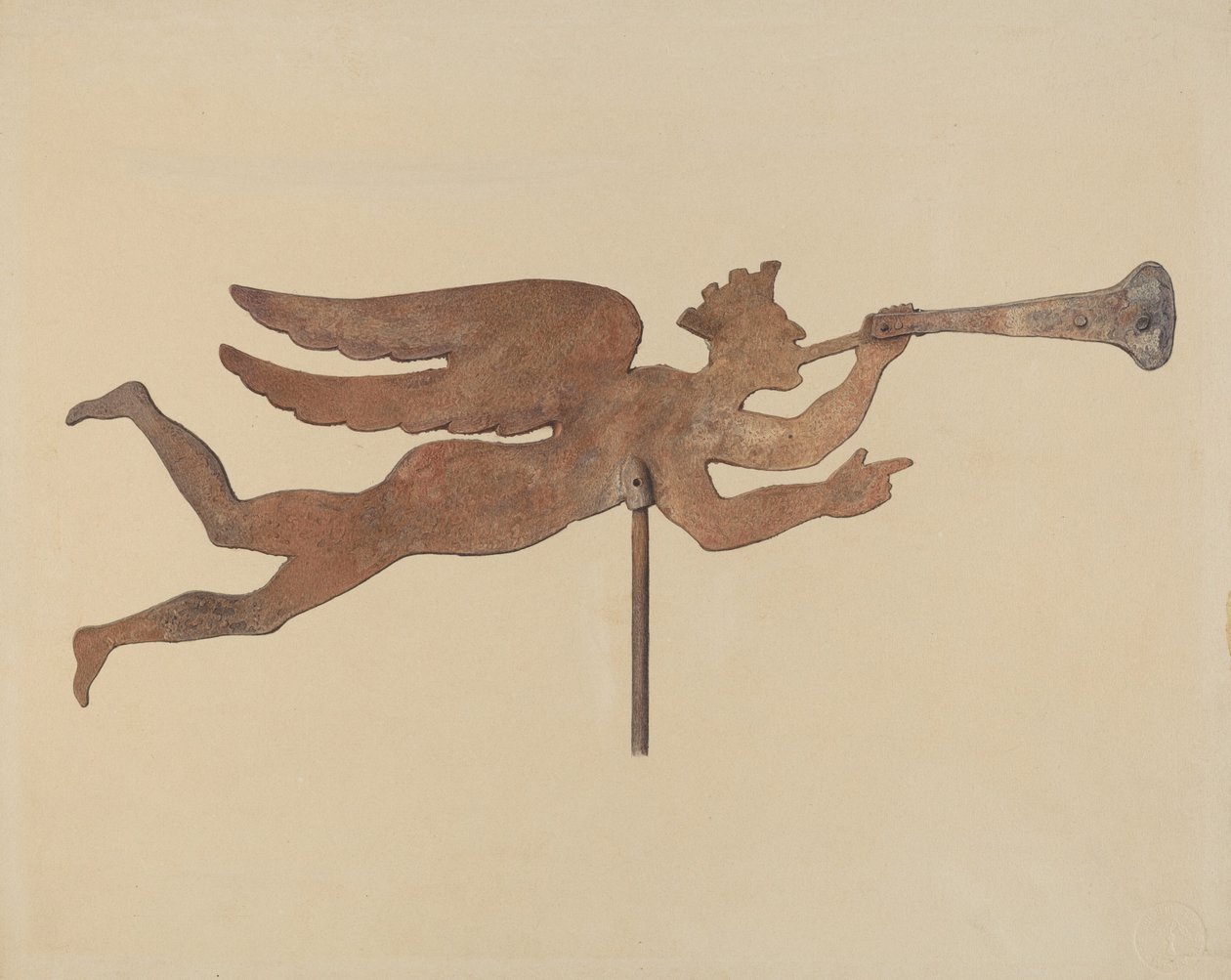 Időjárás Vane Final, c. 1937. alkotó: Eric Mose