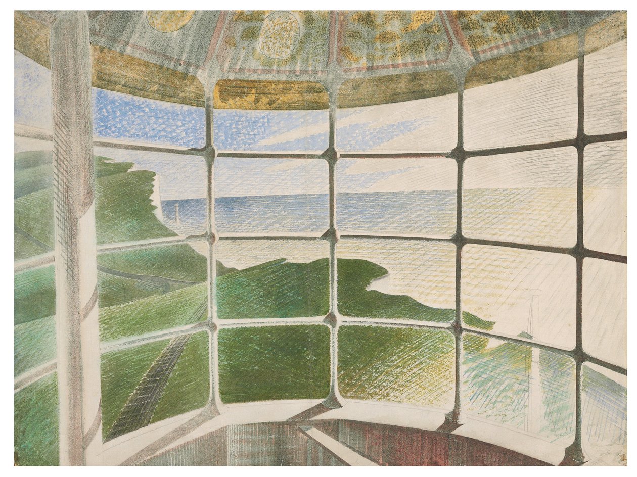 Beachy Head világítótorony alkotó: Eric Ravilious