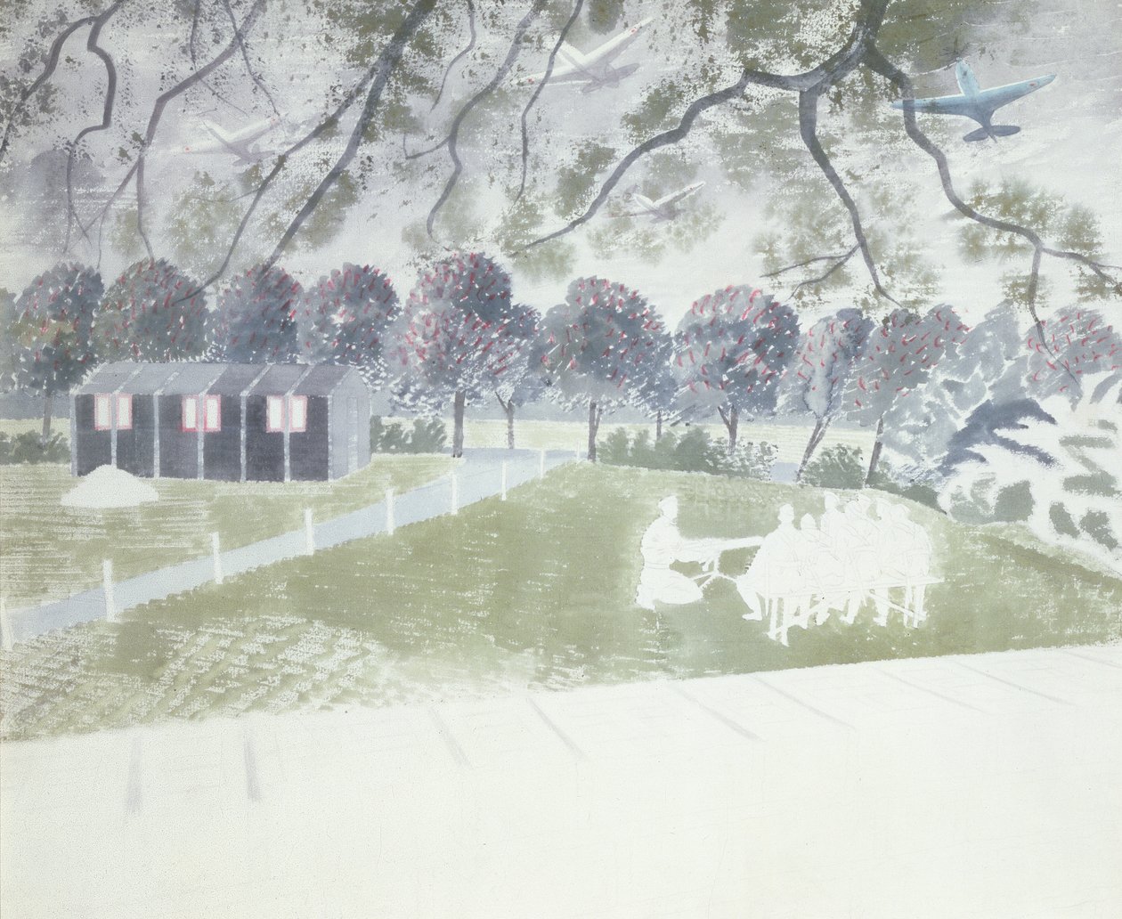 Fegyvert bemutató alkotó: Eric Ravilious