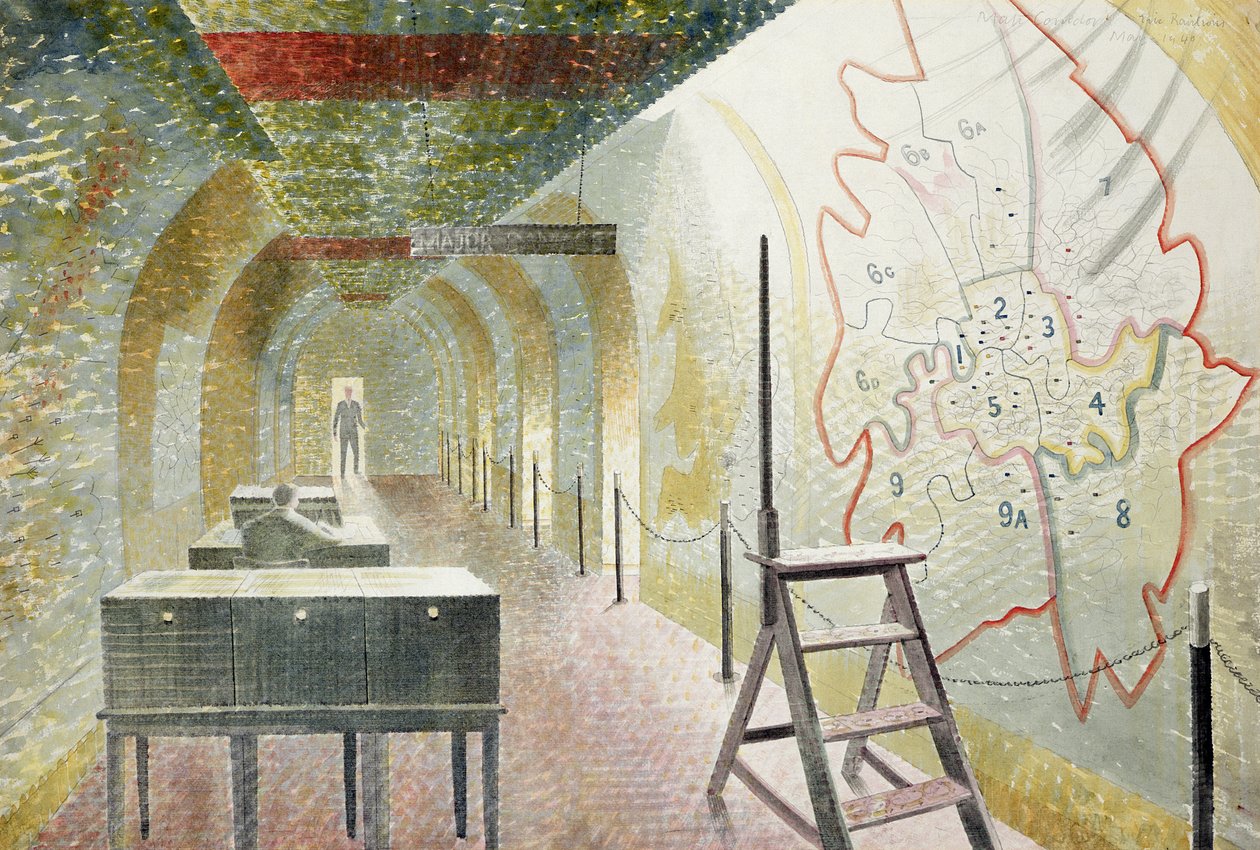 1. számú térkép Folyosó alkotó: Eric Ravilious