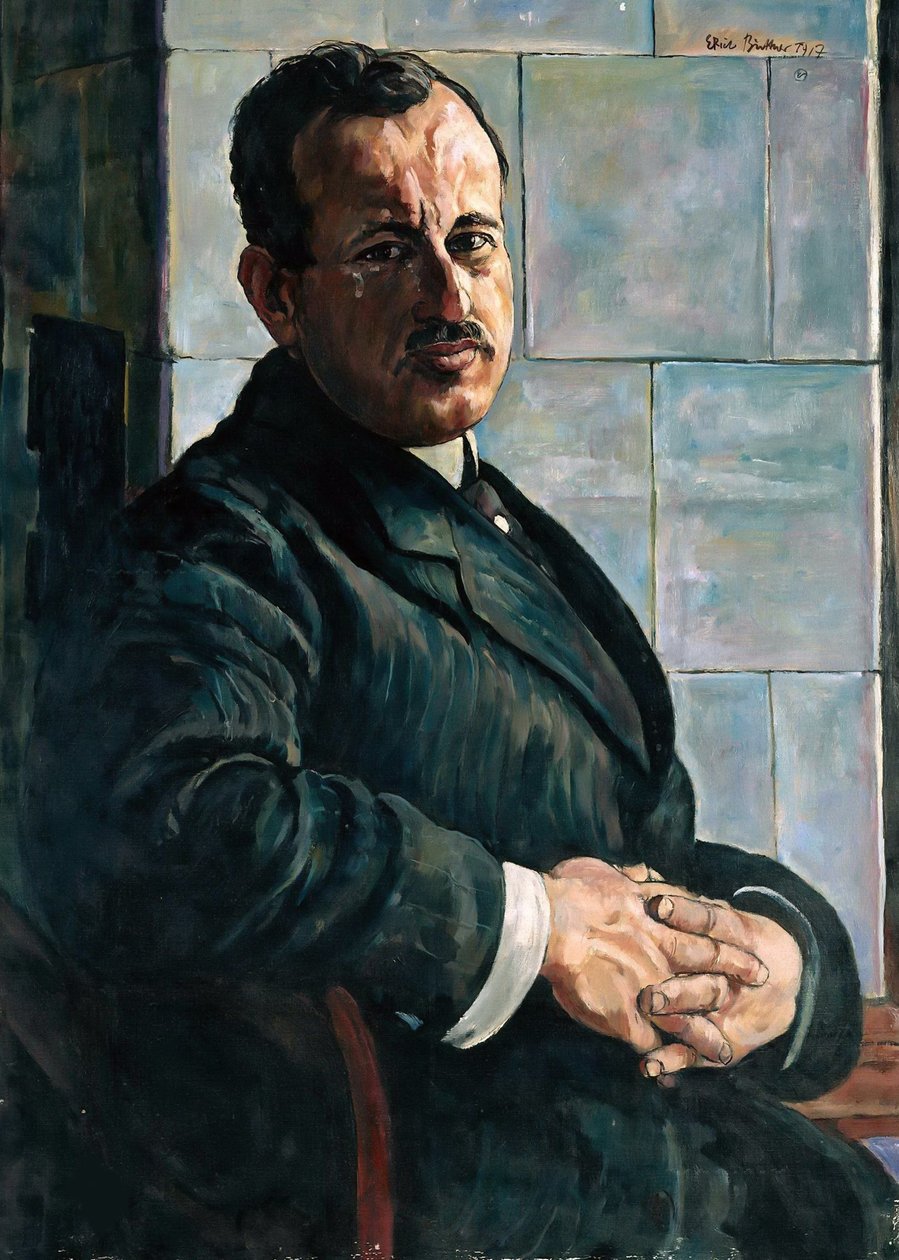 Georg Hermann portréja 1871-1943, 1917-1918. alkotó: Erich Büttner