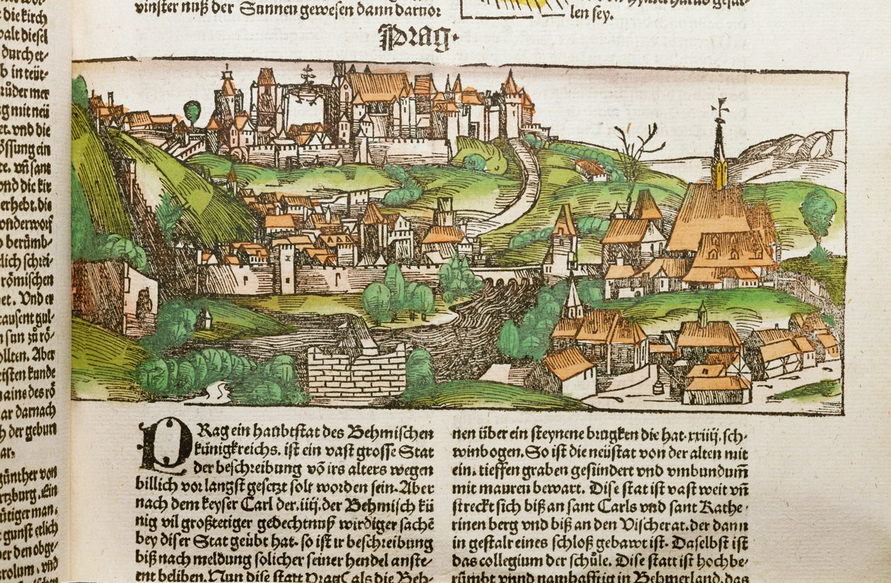 Prága városának látképe alkotó: Erich Lessing