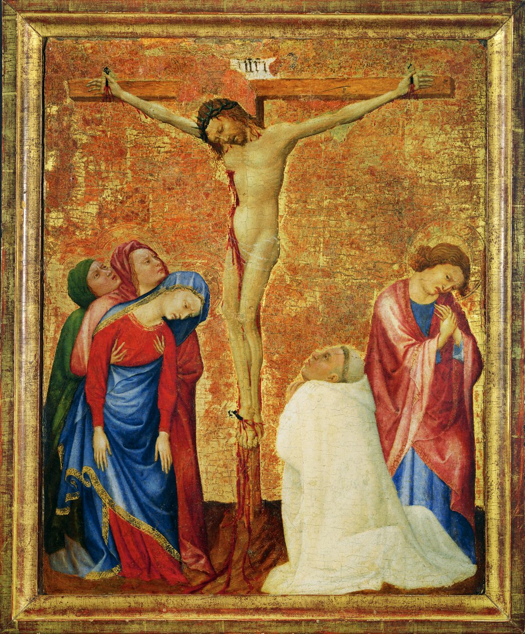 Kálvária egy karthauzi szerzetessel ... alkotó: Erich Lessing