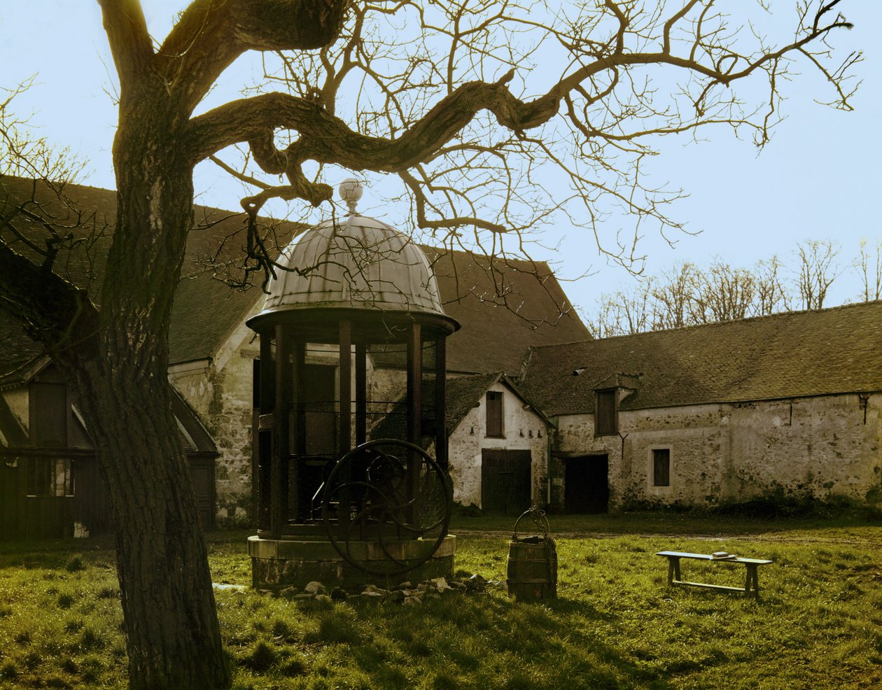 Les Granges udvara, Port Royal Des Champs, Franciaország (fotó) alkotó: Erich Lessing