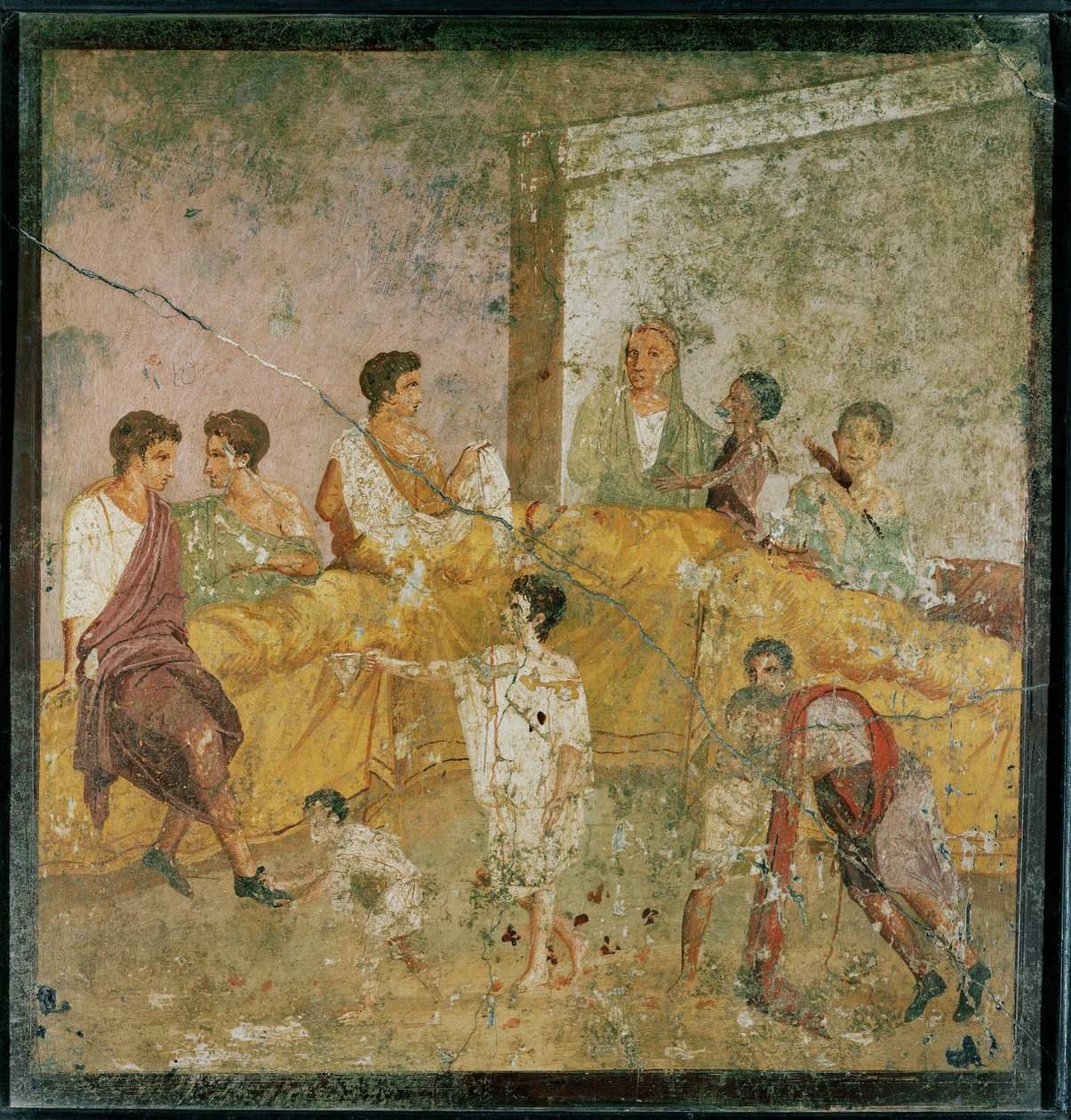 Emberek esznek és isznak alkotó: Erich Lessing