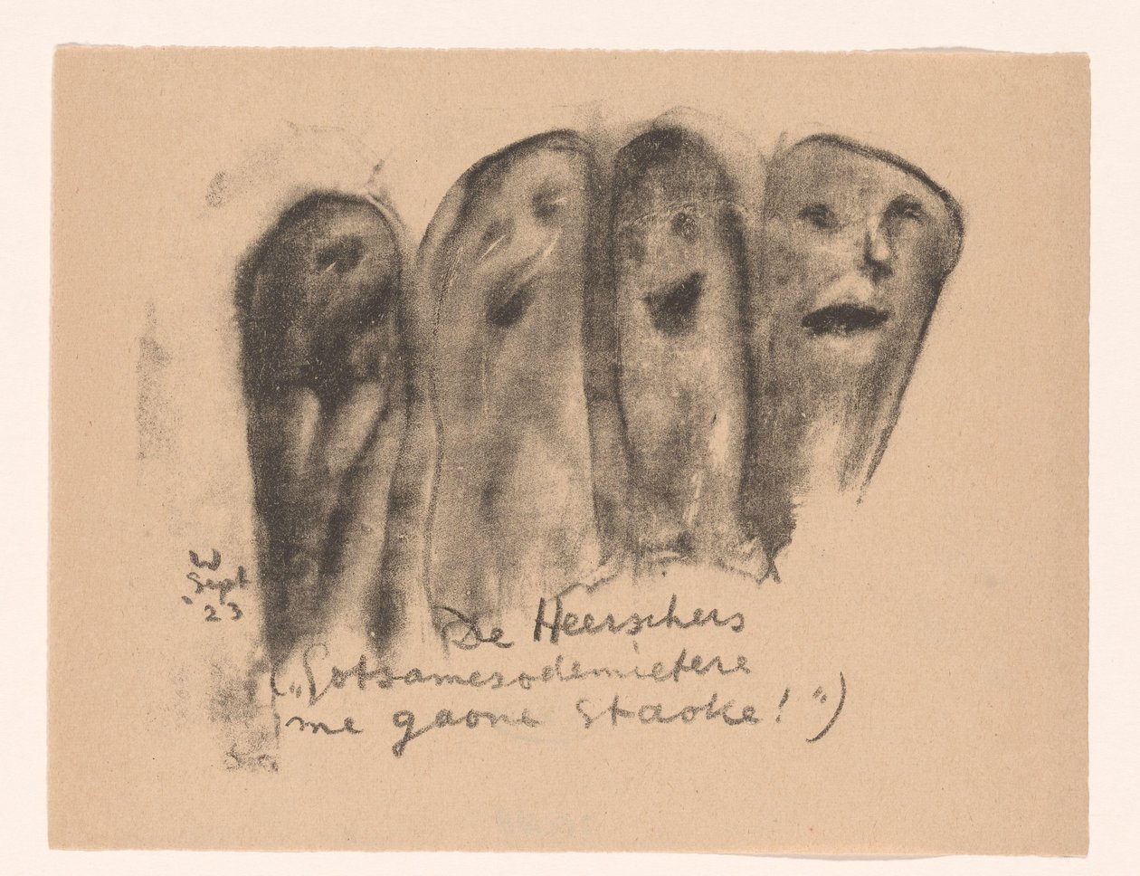 De Heerschers (Gotsamesodemietere me gaone staoke!) (eredeti cím a tárgyon) Idealisták II és további megjegyzések (eredeti sorozatcím) alkotó: Erich Wichmann