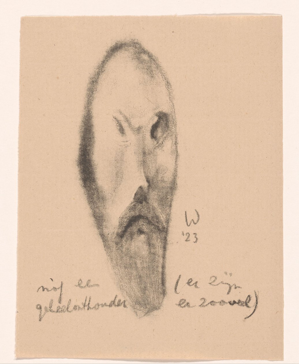 Szakállas férfi karikatúrája Idealisták II és további megjegyzések (eredeti sorozatcím) alkotó: Erich Wichmann