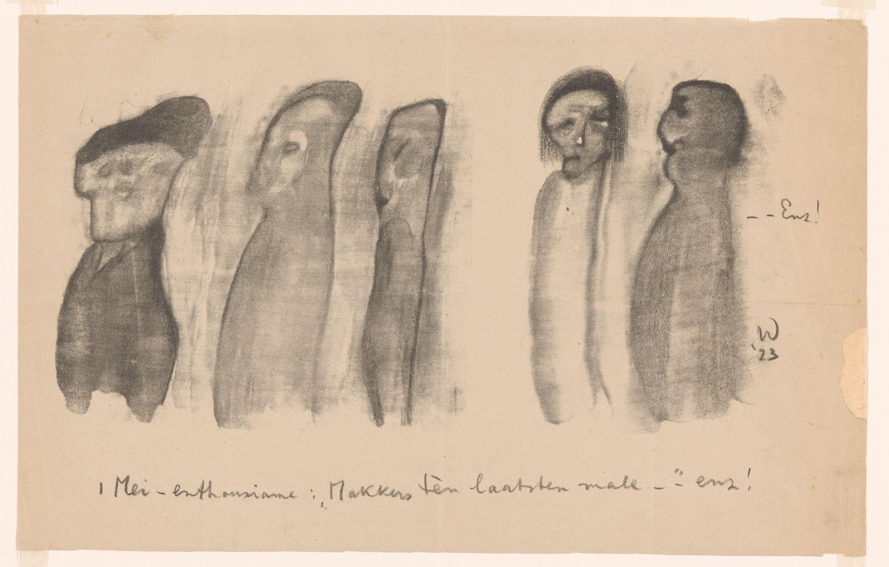 Öt figura a munka ünnepén alkotó: Erich Wichmann