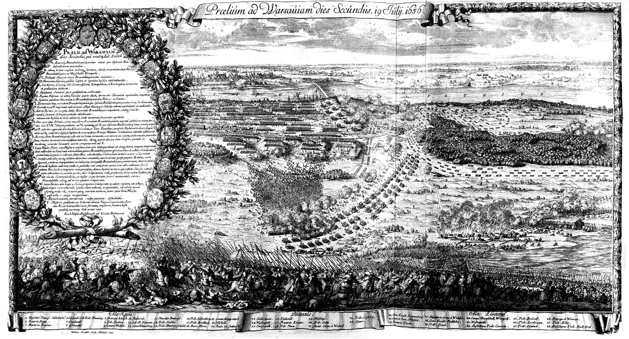 Varsói csata 1656 második napja alkotó: Erik Dahlbergh