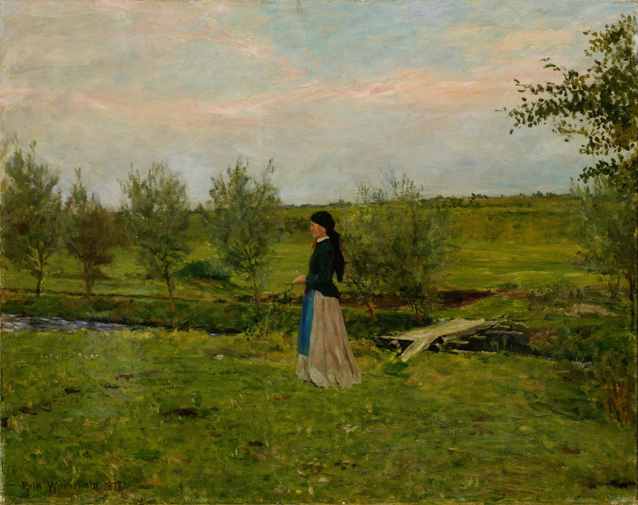 Este a Pippingnél alkotó: Erik Theodor Werenskiold