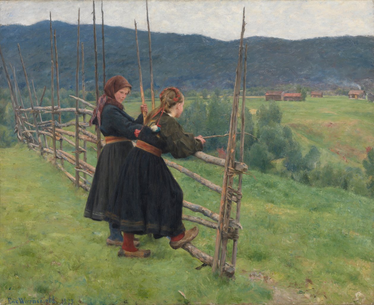 szeptember alkotó: Erik Theodor Werenskiold