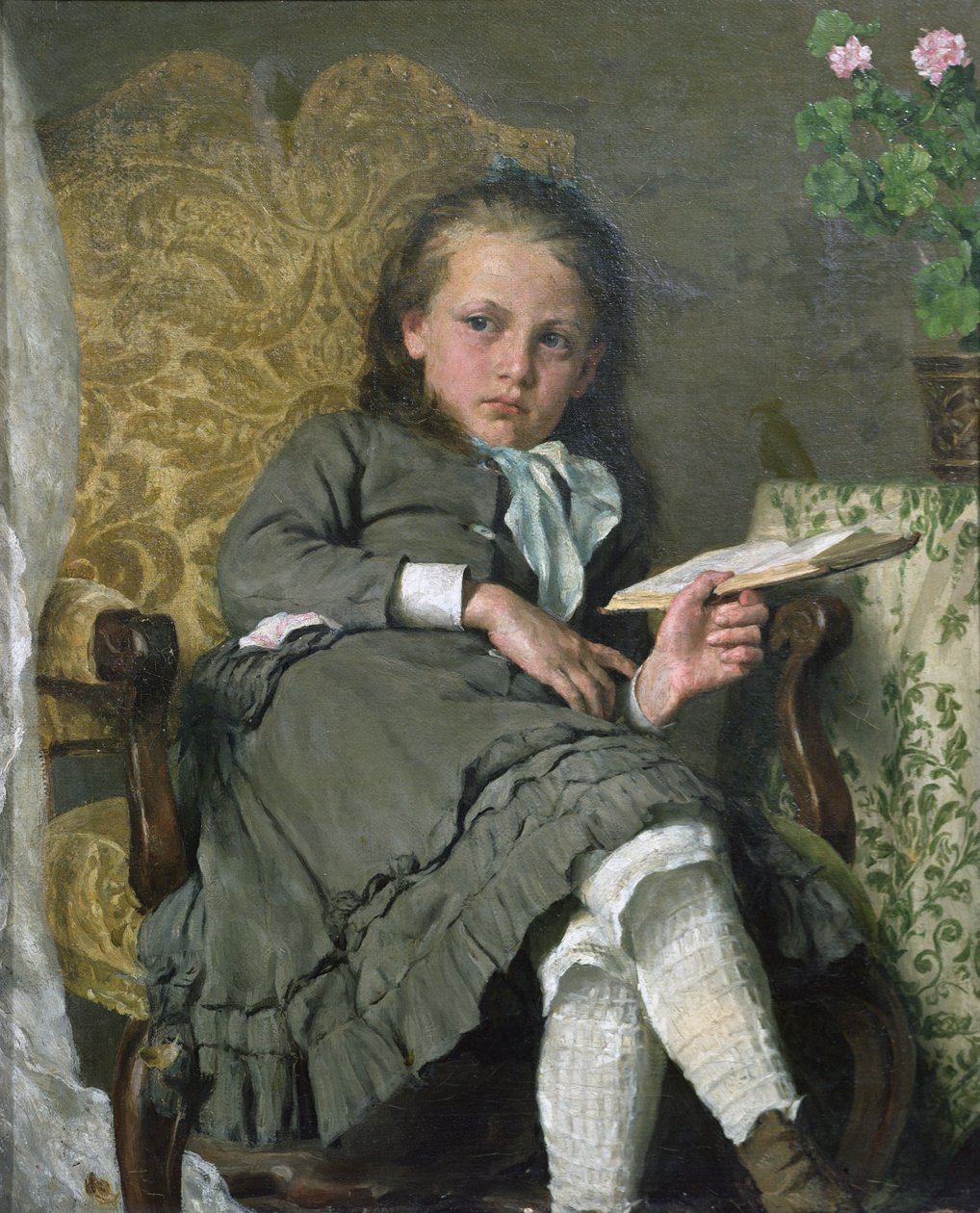 Lány a székben alkotó: Erik Theodor Werenskiold