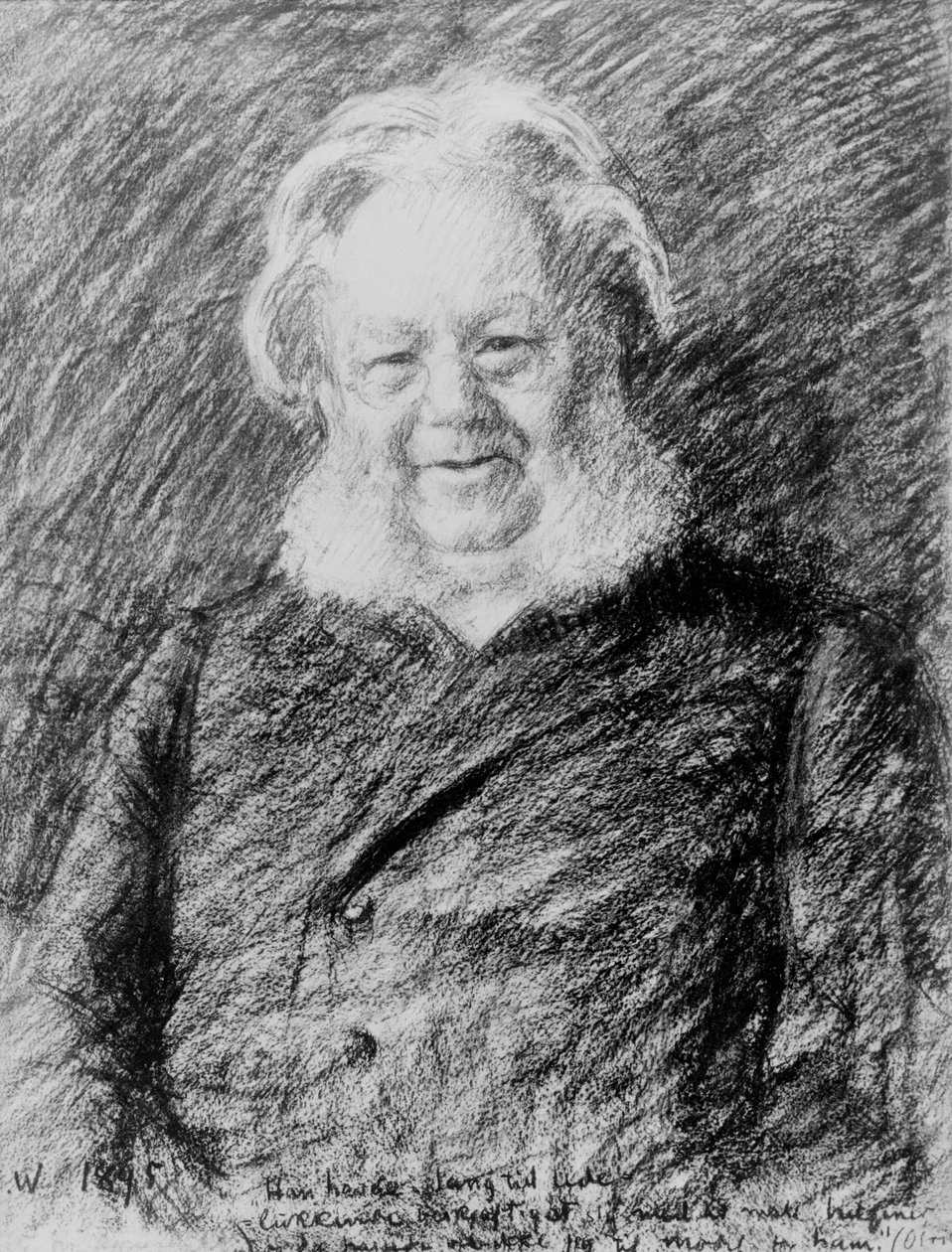 Henrik Ibsen alkotó: Erik Theodor Werenskiold