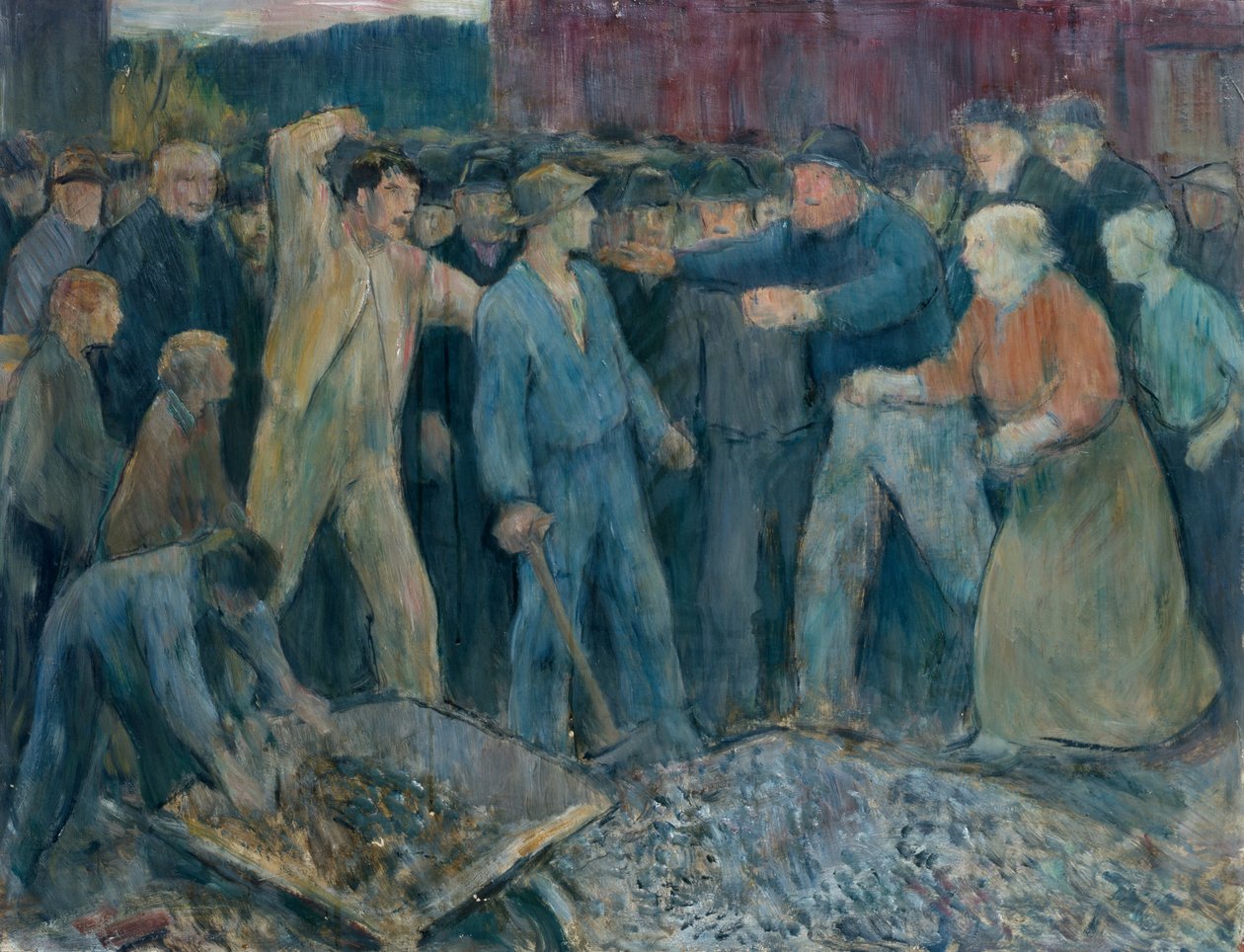 Strike-Breakers alkotó: Erik Theodor Werenskiold