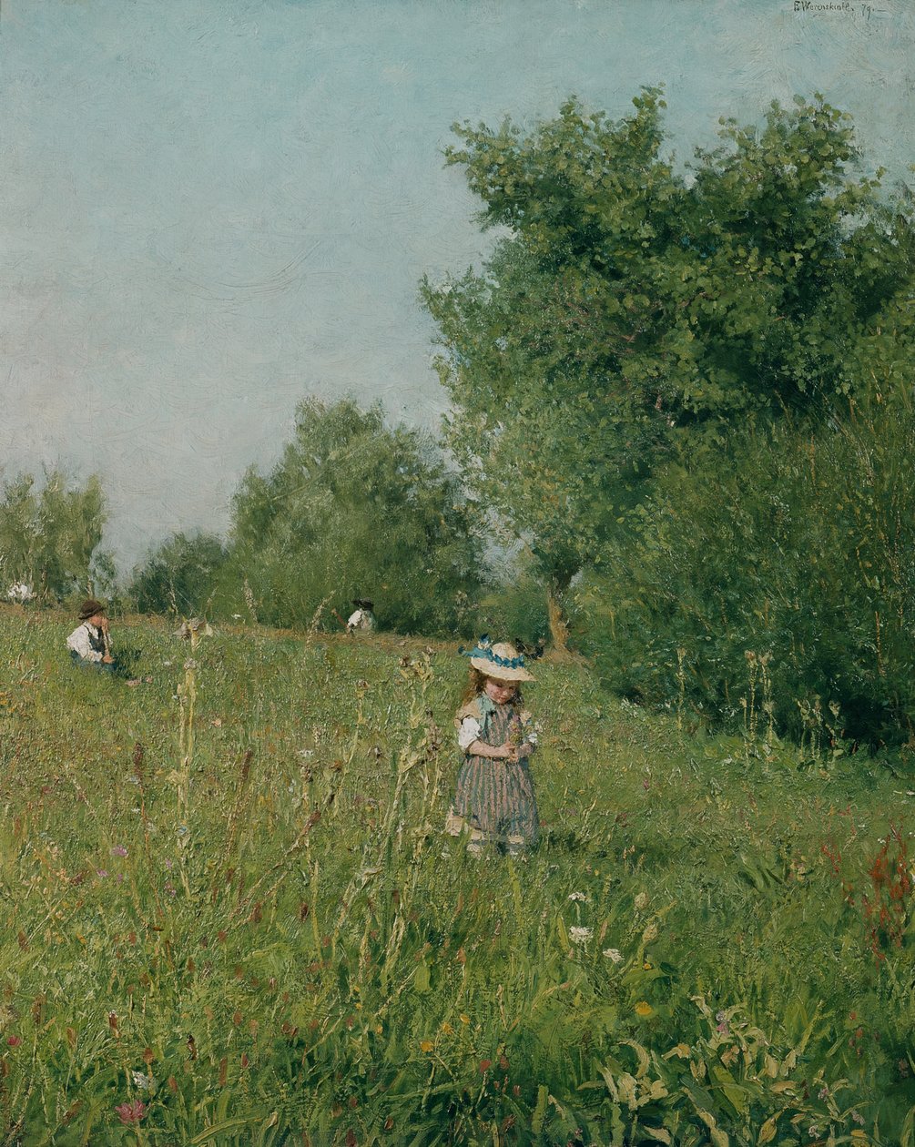 Napsütés, Pipping alkotó: Erik Theodor Werenskiold