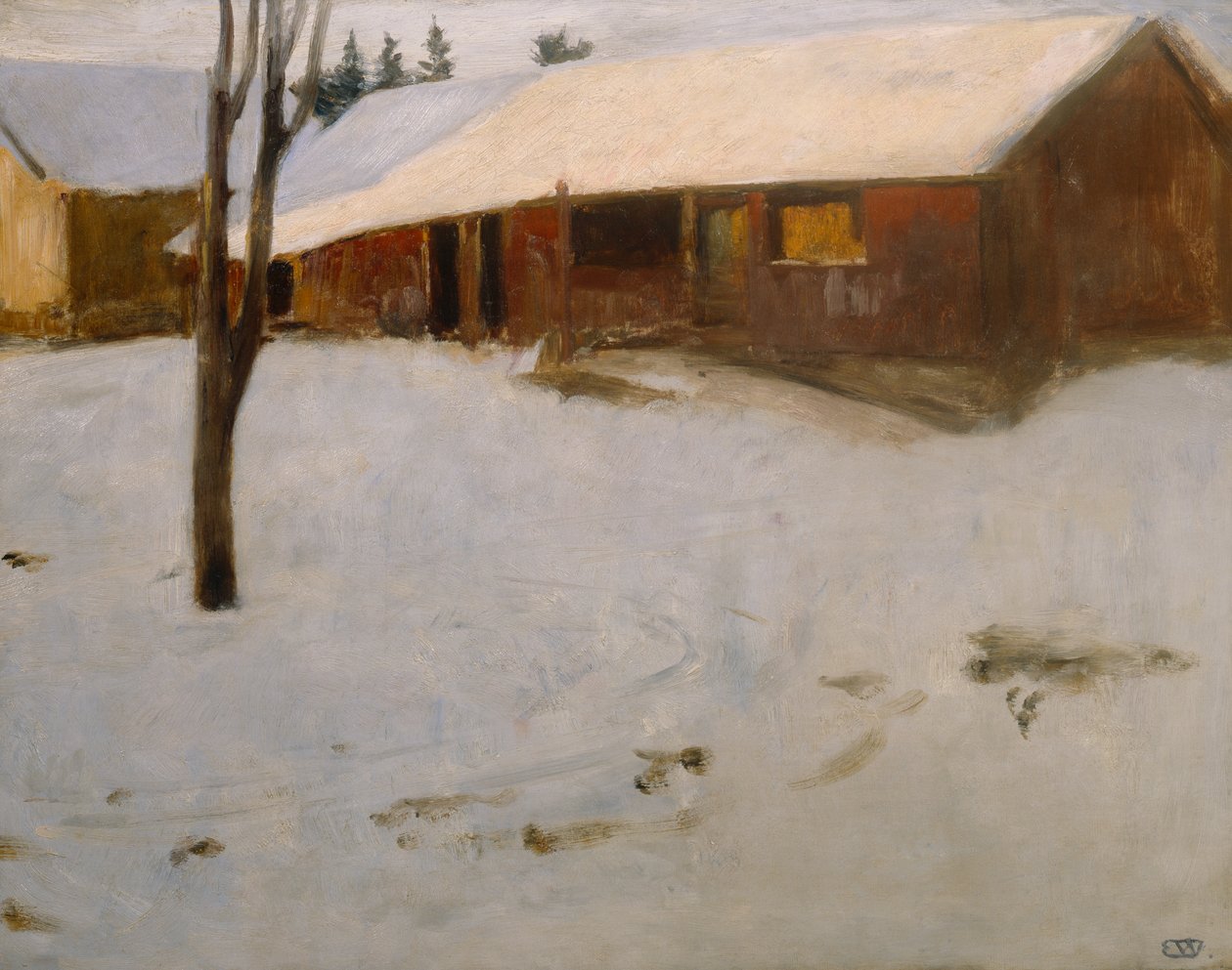 Téli alkotó: Erik Theodor Werenskiold