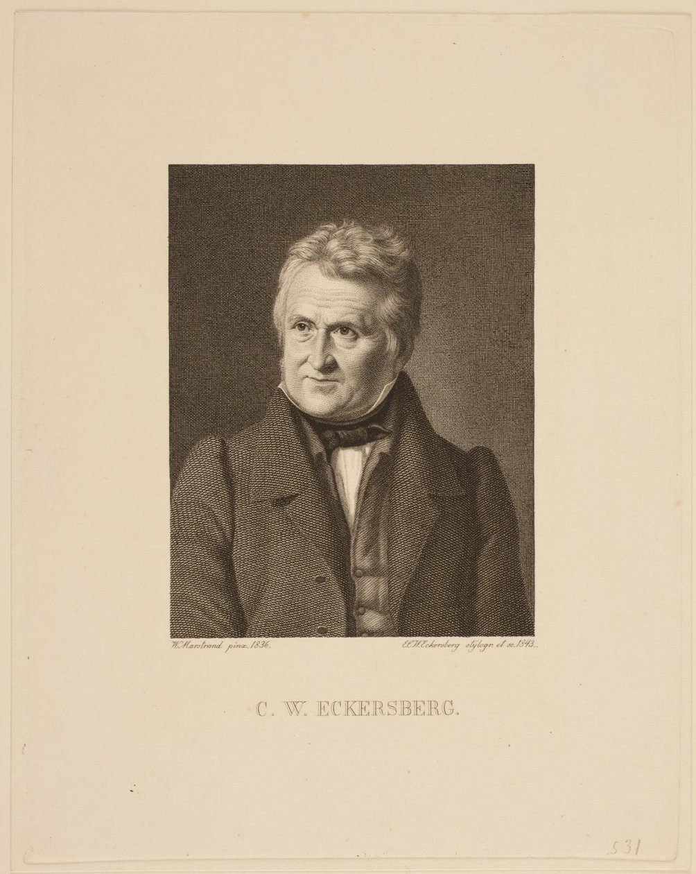 C. W. Eckersberg alkotó: Erling Eckersberg