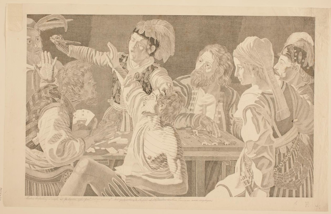 A játékosok alkotó: Erling Eckersberg