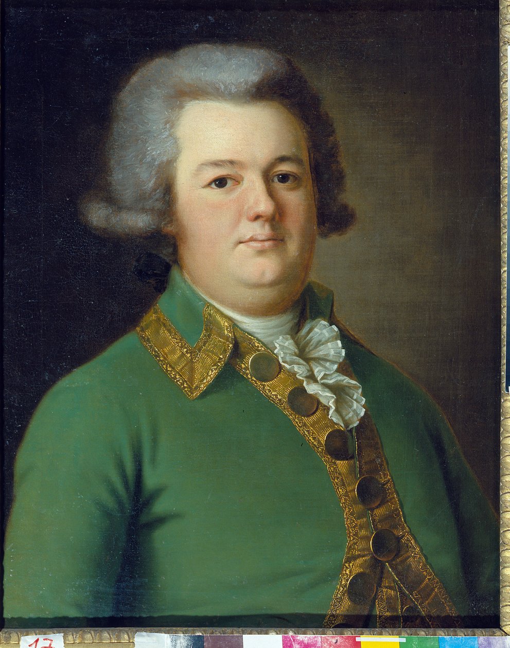 Vaszilij Ivanovics Lihacsov (?) portréja. Peinture de Ermolai Dementevich Kamezhenkov (1760-1818), Huile Sir Toile alkotó: Ermolay Demetyevich Kamezhenkov