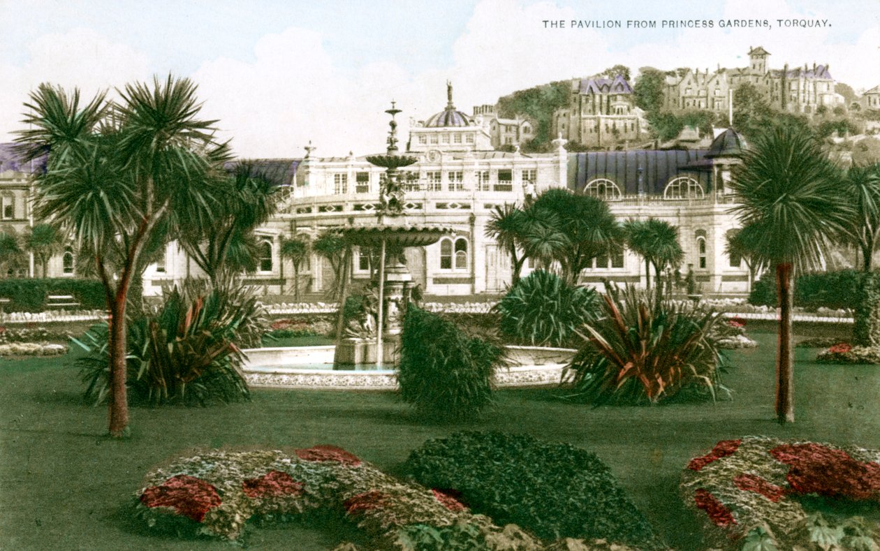 A pavilon, Torquay, Devon, XX. század eleje. alkotó: Ern Bishop
