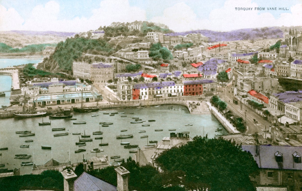 Torquay, Devon, XX. század eleje. alkotó: Ern Bishop