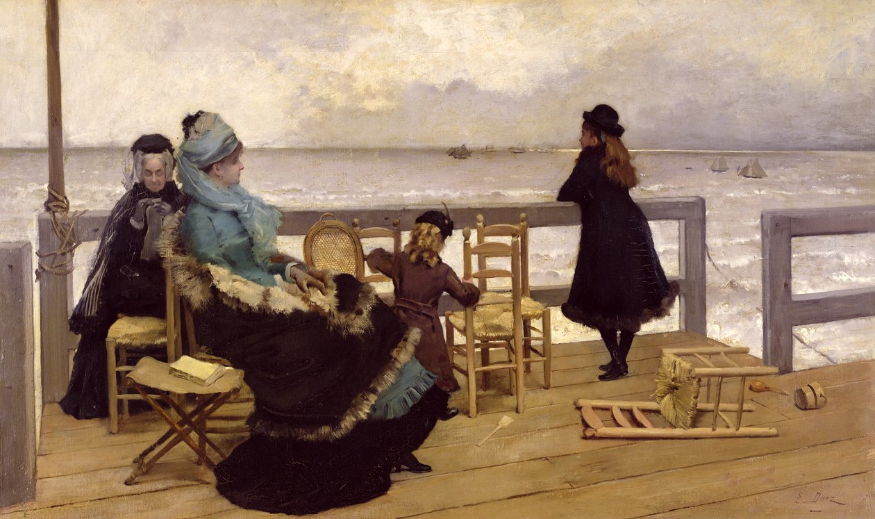 Október vége alkotó: Ernest Ange Duez