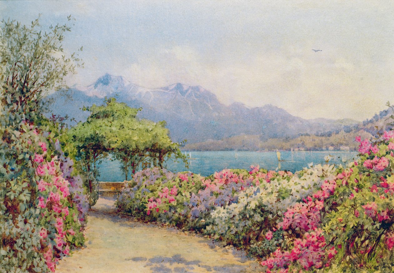 Comói-tó a Villa Carlottától alkotó: Ernest Arthur Rowe