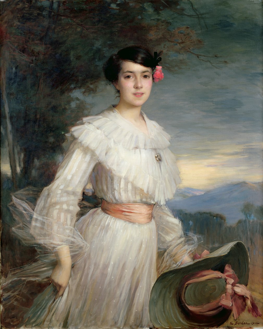 Madeleine Reclus portréja, 1902 alkotó: Ernest Bordes