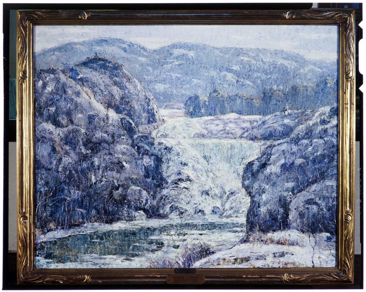 Falls in Winter, 1920 körül alkotó: Ernest Lawson