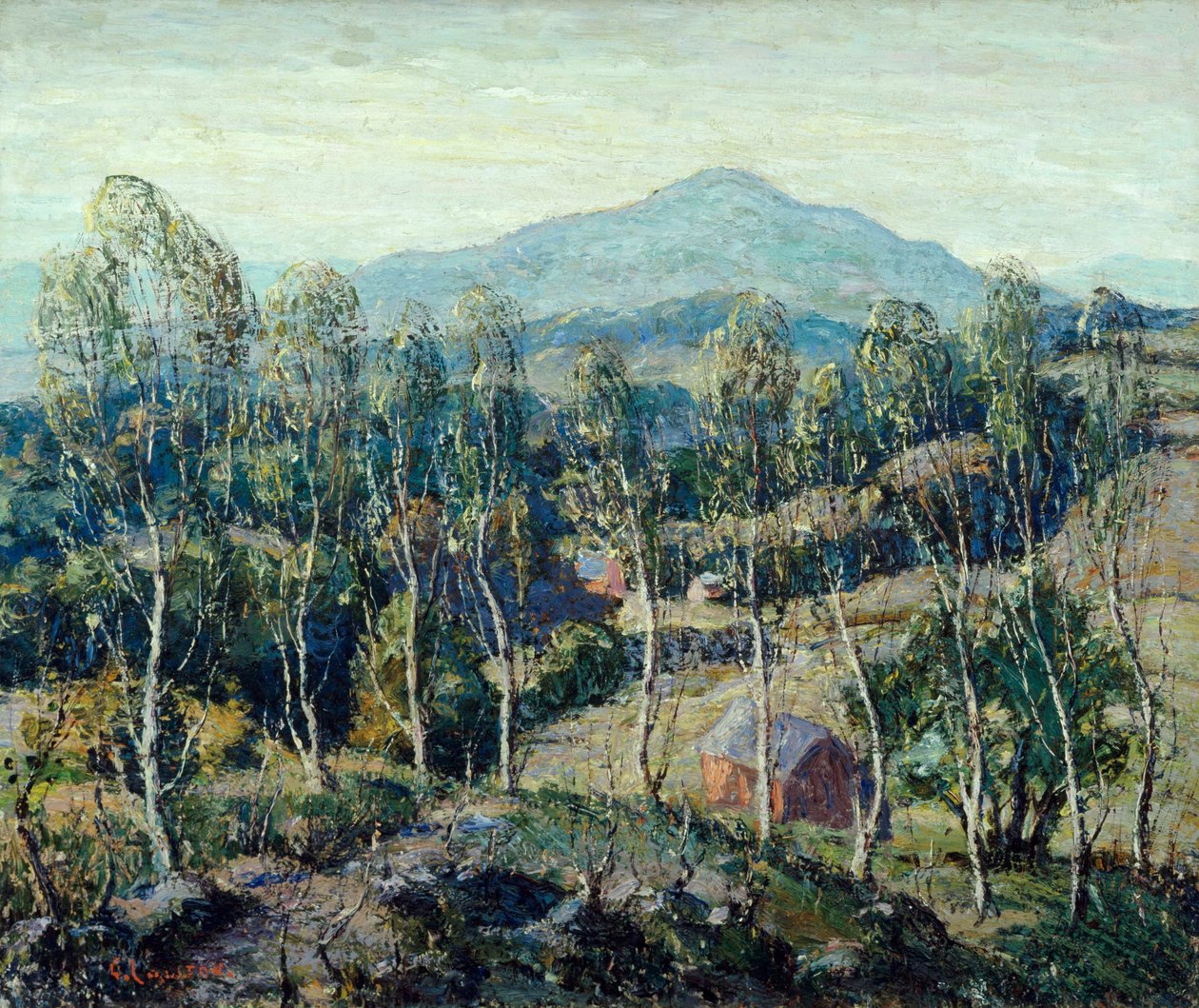New England Birches alkotó: Ernest Lawson