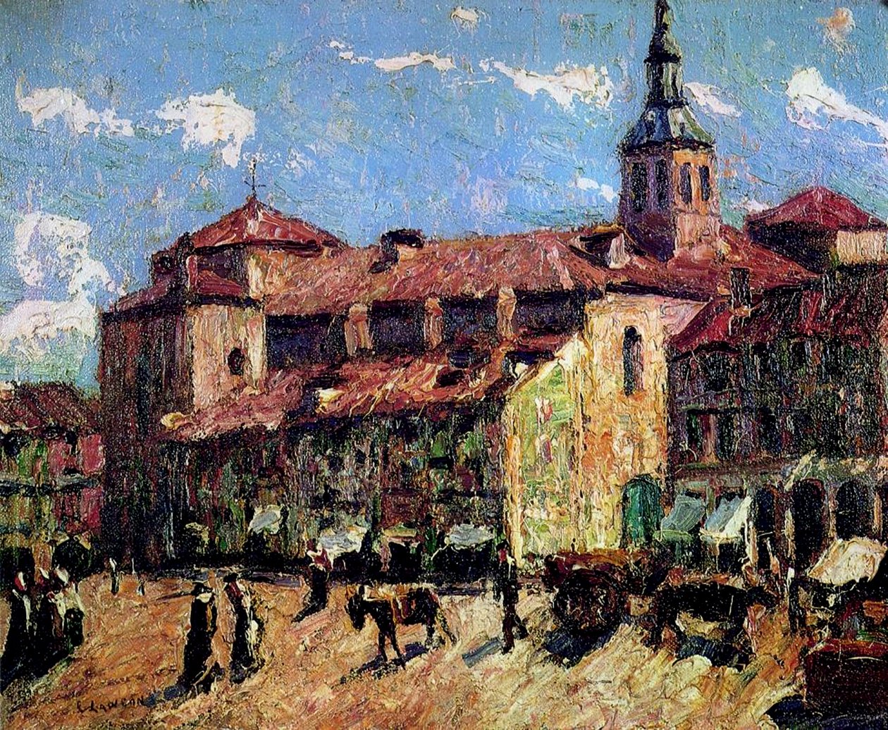 Segovia, Spanyolország, 1916-1917 körül alkotó: Ernest Lawson