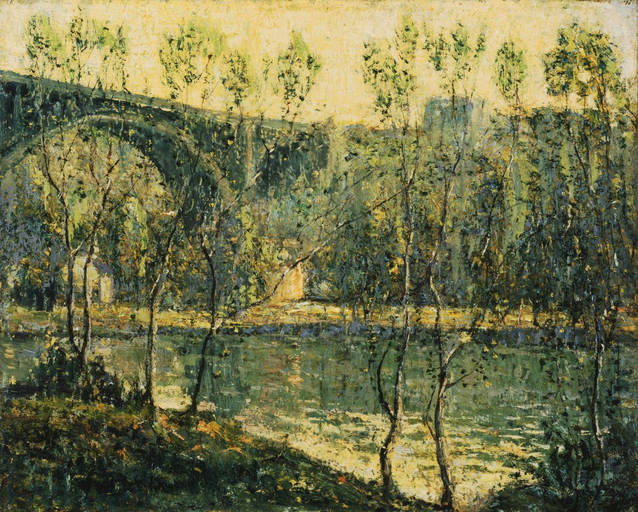 Tavaszi reggel alkotó: Ernest Lawson