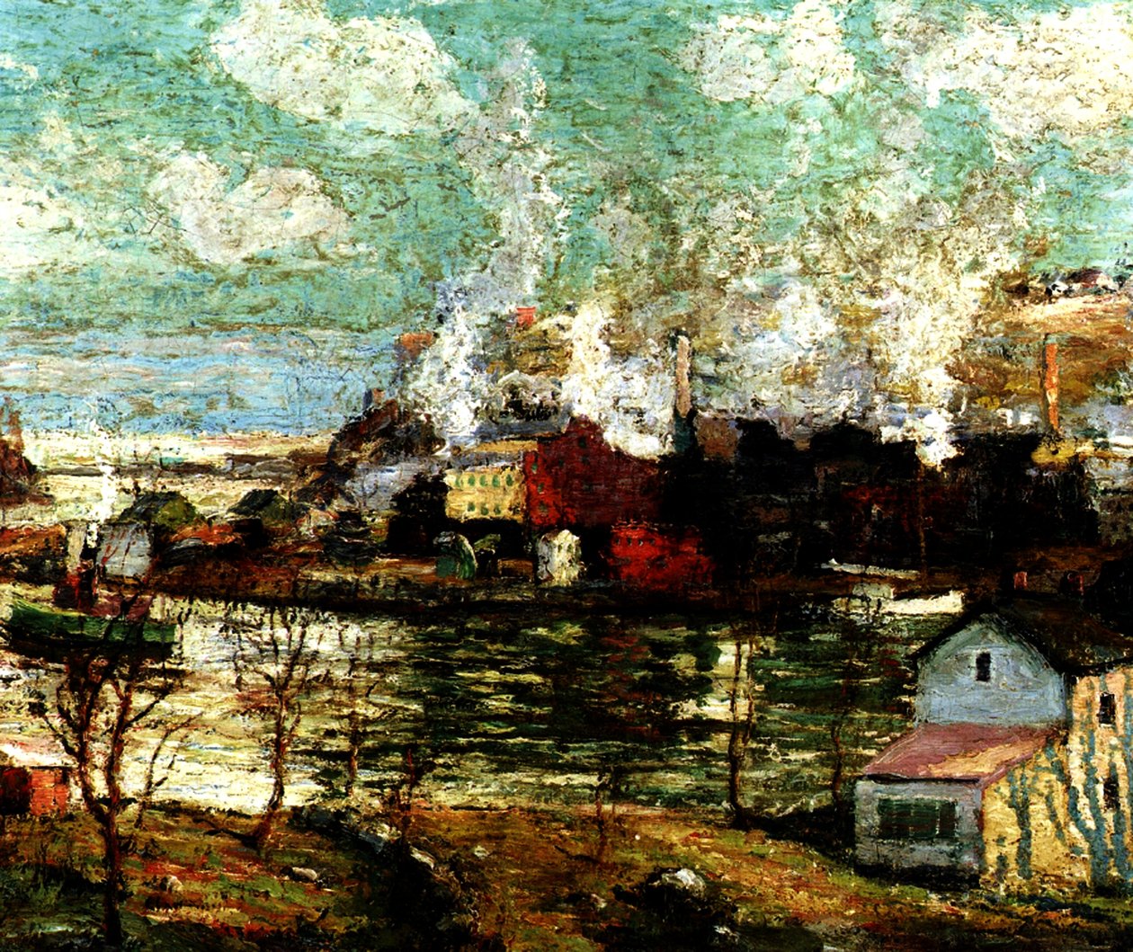 Spuyten Duyvil Creek, Brooklyn, New York, 1914 körül alkotó: Ernest Lawson
