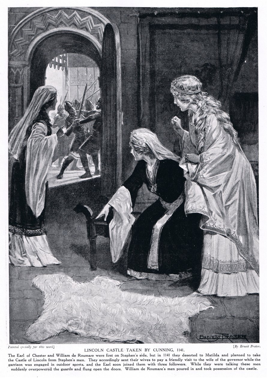 A Lincoln-kastély ravaszságával, AD1141, 1920-as évek alkotó: Ernest Prater