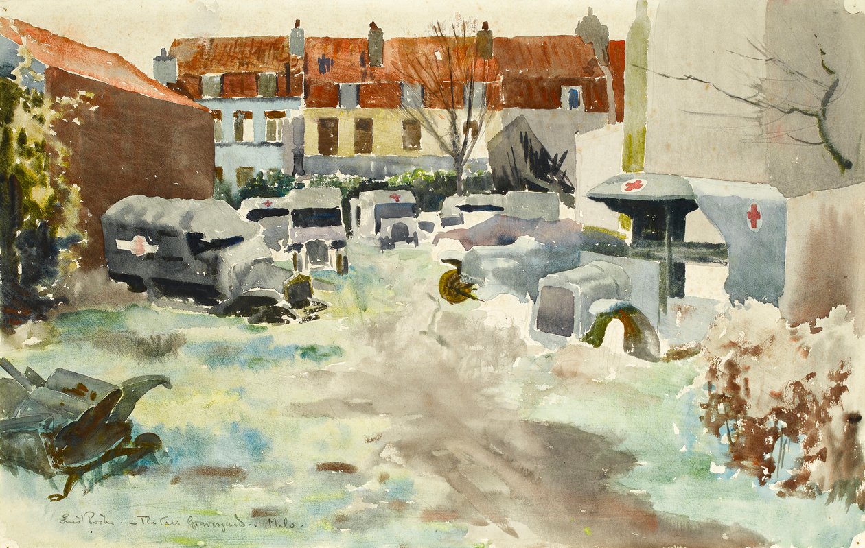 The Cars Graveyard, Malo, 1919 körül alkotó: Ernest Procter