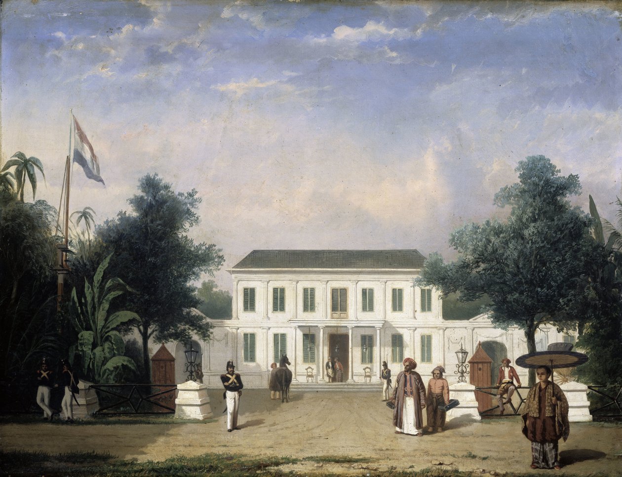 Ház a Rijswijken, Batavia (Jalan Veteran) alkotó: Ernest Alfred Hardouin