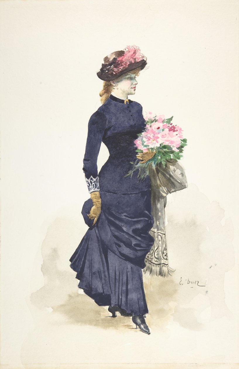 A csokor,. alkotó: Ernest Ange Duez